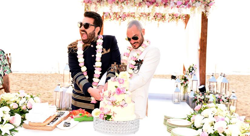 Keshav Suri with husband Cyril