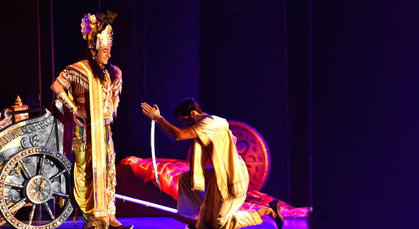 Nitish Bhardwaj as Krishna in 'Chakravyuh'