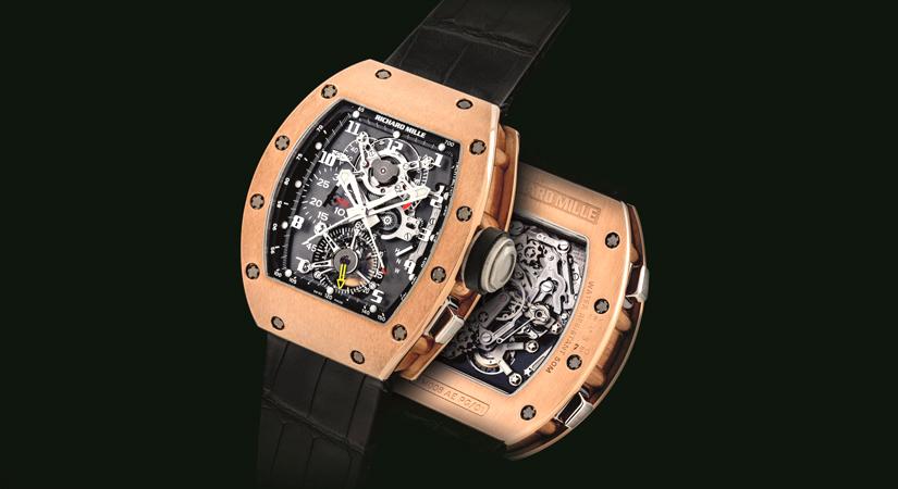 A watch by Richard Mille, a Swiss watchmaking brand