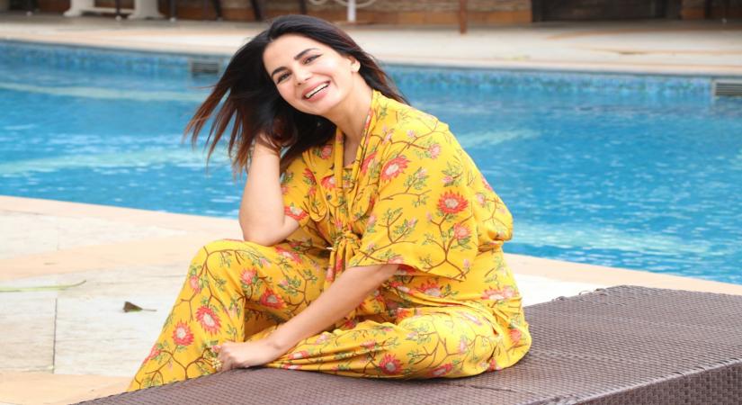 Mumbai: Actress Kirti Kulhari during the promotions of her upcoming film "Mission Mangal" in Mumbai on Aug 7, 2019. (Photo: IANS)