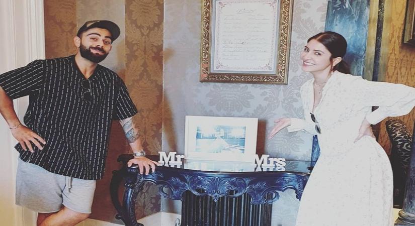 Virat Kohli and Anushka Sharma