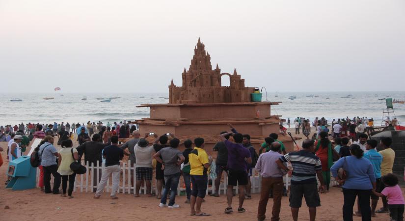 Calangute beach in Goa