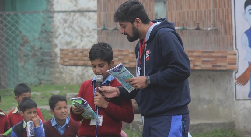  School students participate in Mission SMILE outreach programme, in Shimla on Oct 1, 2019. (Photo: IANS)
