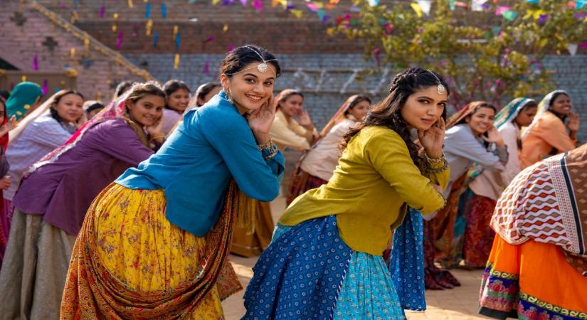 The new song "Womaniya", from the upcoming Taapsee Pannu-Bhumi Pednekar starrer "Saand Ki Aankh", is out. In the song, the lead actresses can be seen paying tribute to womanhood with swag.