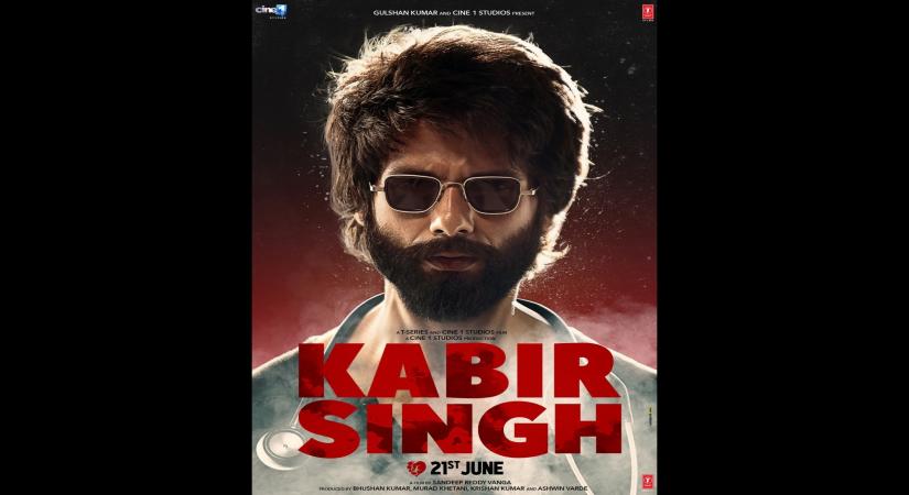 Poster of film "Kabir Singh".
