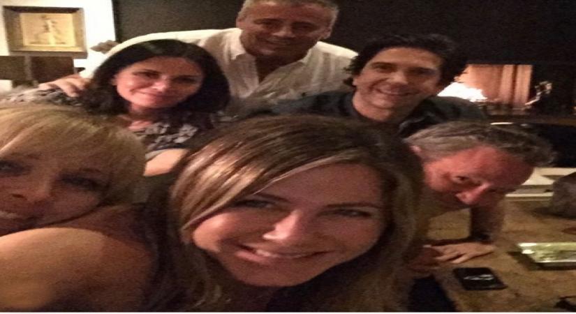 Hollywood star Jennifer Aniston finally joined Instagram on Tuesdays, and she had nearly 200k followers within the first hour of joining the social media app. In the snapshot, the star is seen posing with her "Friends" co-stars Matt LaBlanc, Courteney Cox, Matthew Perry, Lisa Kudrow and David Schwimmer, according to a report in goss.ie.
