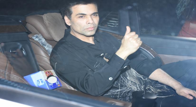 Mumbai: Filmmaker Karan Johar at the birthday bash of actor Ranbir Kapoor, in Mumbai on Sep 27, 2019. (Photo: IANS)