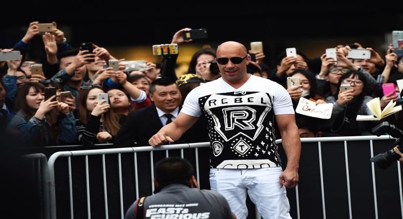 Vin Diesel. (Xinhua/Jin Liangkuai/IANS)(wjq)