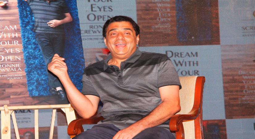 Mumbai: Ronnie Screwvala, CEO, UTV Group during the launch of his book Dream With Your Eyes Open in Mumbai, on Feb 28, 2015. (Photo: IANS)