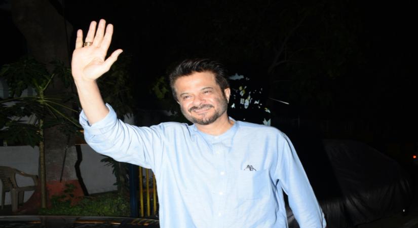 Mumbai: Actor Anil Kapoor seen at his mother's residence in Lokhandwala, Mumbai on May 13, 2019. (Photo: IANS)