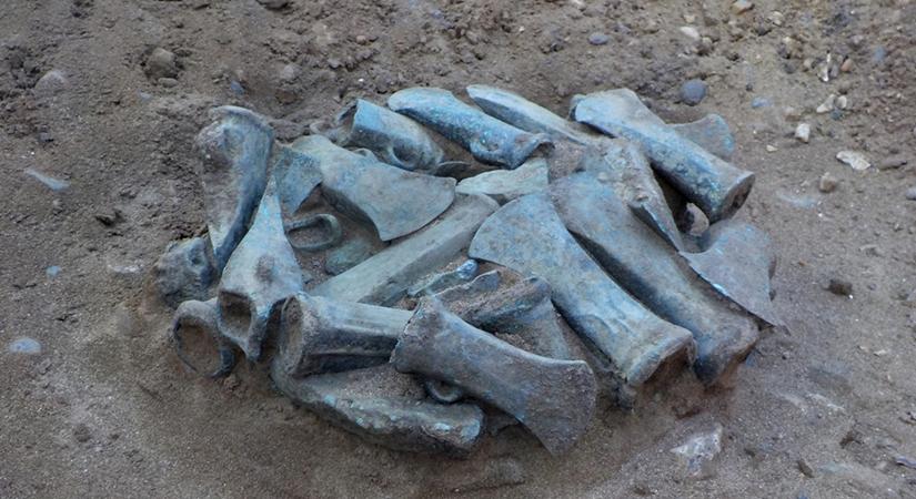 Havering Hoard site discovery (c) Archaeological Solutions Ltd