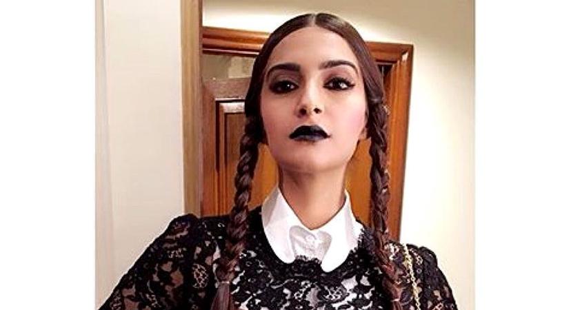 Sonam K Ahuja dolls up as a member of the Adams family