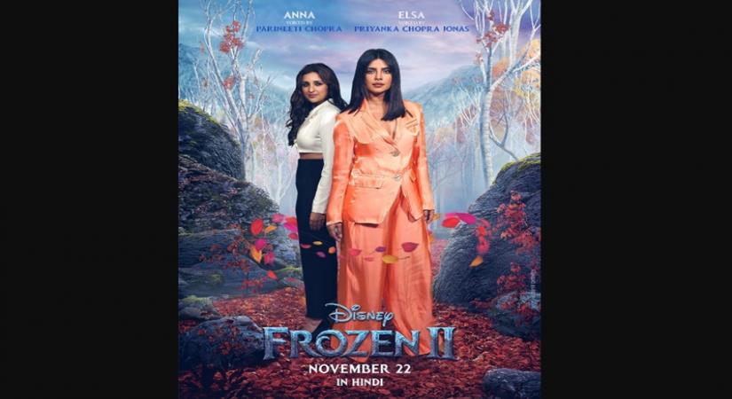 Actress Priyanka Chopra Jonas along with her sister and actress Parineeti Chopra will be dubbing for the Hindi version of Hollywood animated movie "Frozen 2". Disney India has roped in Priyanka to dub for Elsa and Parineeti will voice for Anna in the upcoming sequel of hit film "Frozen".