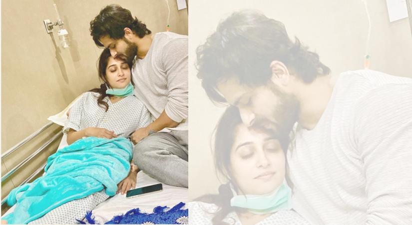 "Sasural Simar Ka" actress Dipika Kakar has been admitted in the hospital and her actor-husband is praying for her speedy recovery.