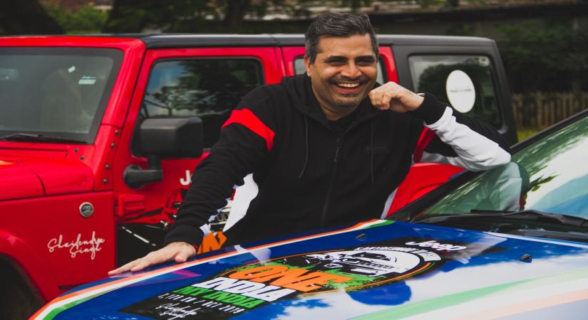 Bollywood producer Shailendra Singh kicked off a unifying rally to mark the 150th birthday of Mahatma Gandhi.