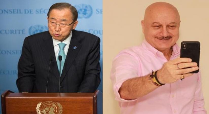 When Ban Ki-moon asked Anupam Kher for signed autobiography.