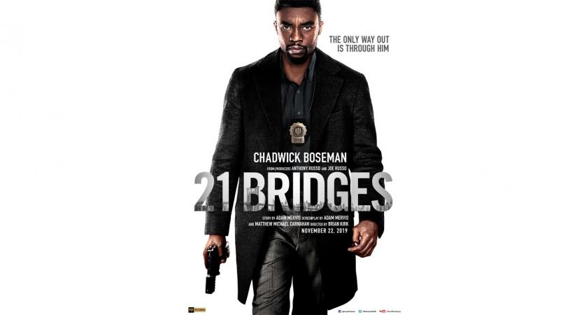 Chadwick Boseman's "21 Bridges" will release in India on November 22.