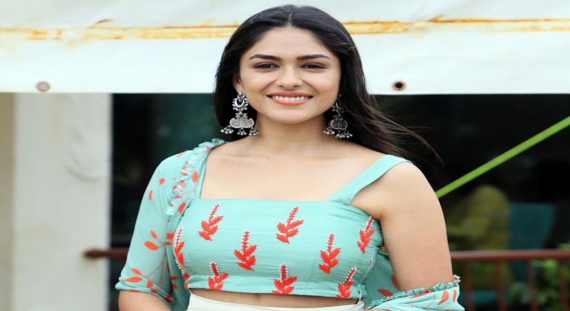 Mumbai: Actress Mrunal Thakur during the promotion of her upcoming film "Super 30" in Mumbai on July 6, 2019. (Photo: IANS)