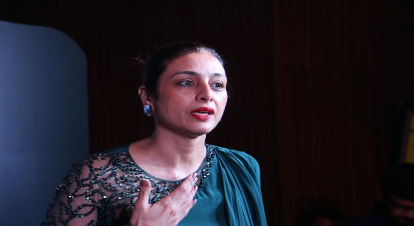 Mumbai: Actress Tabu at a party organised to celebrate the success of the film "Andhadhun" after the film won Best Film award at the 66th National Film Awards, in Mumbai on Aug 21, 2019. (Photo: IANS)