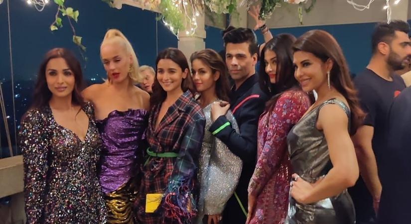 The belle of the ball Katy Perry with her celebrity fans. (Photo: facc2911/Instagram)