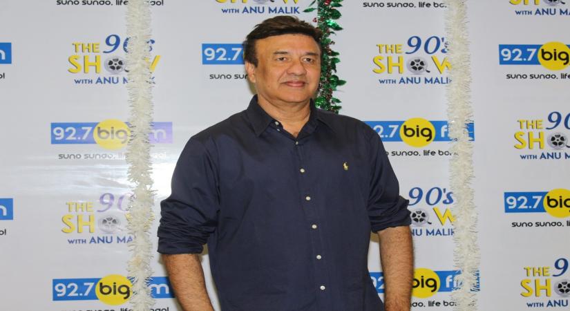 Mumbai: Music director Anu Malik during a programme at BIG FM in Mumbai, on Dec 22, 2017. (Photo: IANS)