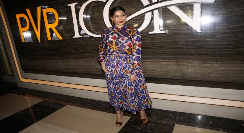 Mumbai: Actress Freida Pinto  at the special screening of film "Love Sonia" on Sept 11, 2018. (Photo: IANS)