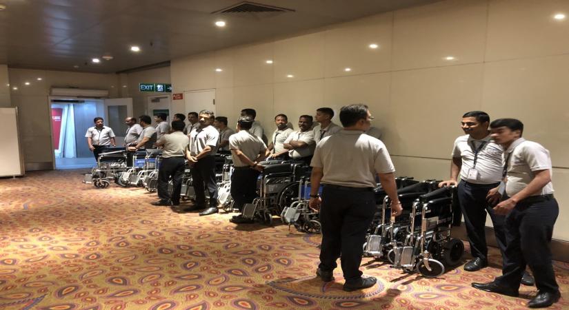 Mahindra Group Chairman Anand Mahindra in a tweet on Saturday wondered if many Indian travellers fake the need of wheelchairs at airports, sparking a heated debate among his followers.