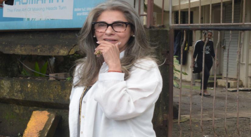 Mumbai: Actress Dimple Kapadia seen at a salon at Juhu in Mumbai on Sep 15, 2019. (Photo: IANS)