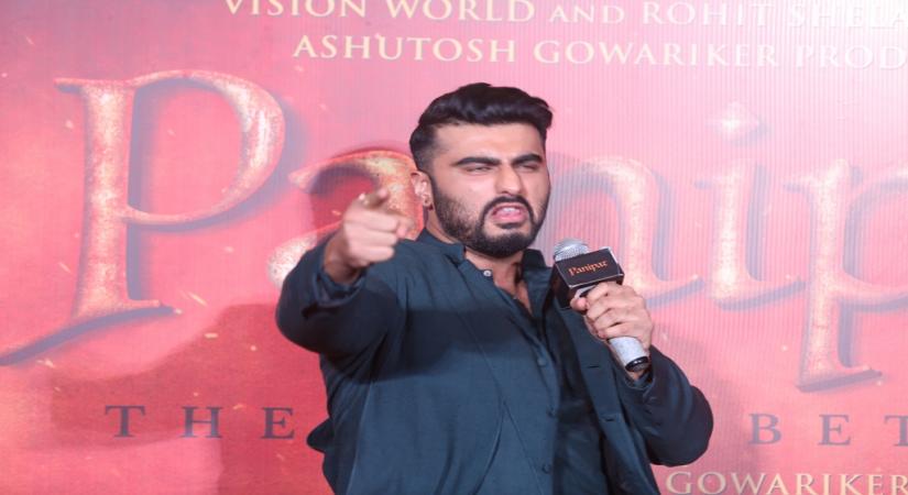 Mumbai: Actor Arjun Kapoor during the song launch of his upcoming film "Panipat" in Mumbai on Nov 23, 2019. (Photo: IANS)