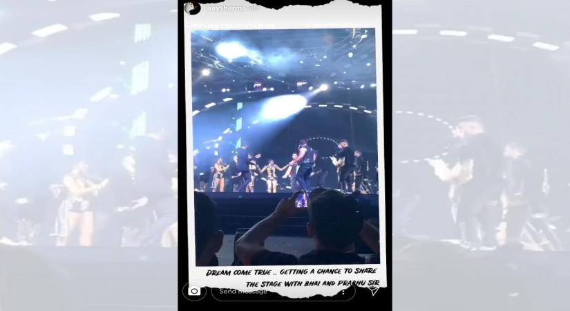 Actor Aayush Sharma, who is currently in Hyderabad for 'Dabangg tour' along with his brother-in-law and superstar Salman Khan, said that it's a dream come true for him to share the stage with the latter.