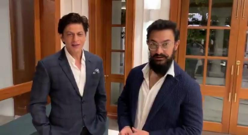 Shah Rukh Khan and Aamir Khan.