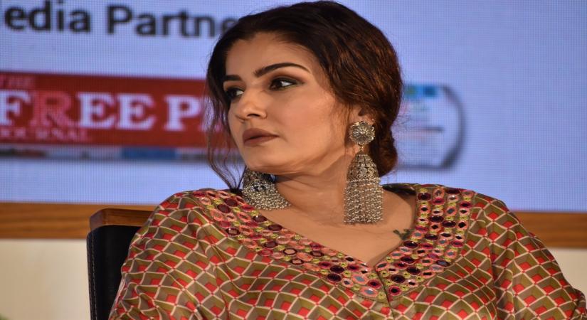 Mumbai: Actress Raveena Tandon during 'ECOMO Eco Footprint 2020' in Mumbai on Dec 18, 2019. (Photo: IANS)