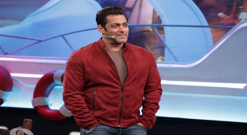 Mumbai: Actor and reality television show Big Boss Season 12 host Salman Khan on the sets of the show's 'Weekend Ka Vaar' episode in Mumbai on Nov 9, 2018. (Photo: IANS)