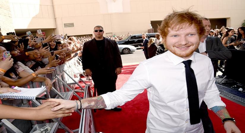 Singer Ed Sheeran.