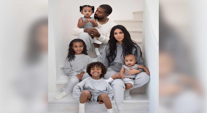 Reality TV star Kim Kardashian was criticised for photoshopping her children in her family Christmas card.