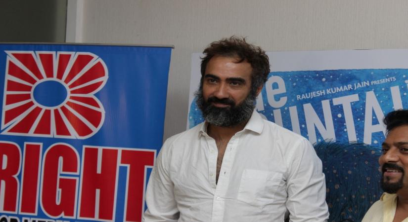 Mumbai: Actor Ranvir Shorey during the trailer launch of film Blue Mountain in Mumbai, in Mumbai on March 7, 2017. (Photo: IANS)