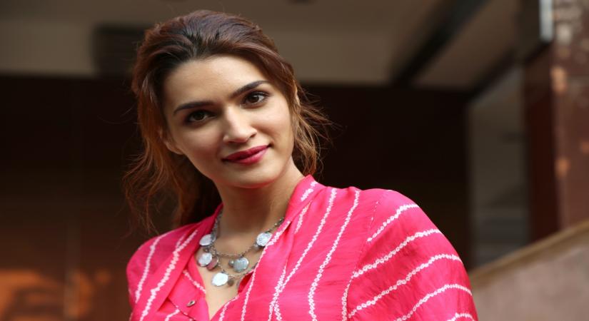 New Delhi: Actress Kriti Sanon during a press conference organised to promote upcoming film "Panipat" in New Delhi on Nov 29, 2019. (Photo: Amlan Paliwal/IANS)
