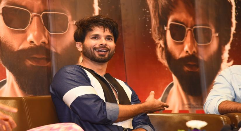 New Delhi: Actor Shahid Kapoor at a press meet to promote his upcoming film Ã¢ÂÂKabir SinghÃ¢ÂÂ, in New Delhi on June 19, 2019. (Amlan Paliwal/IANS)
