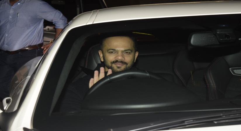 Mumbai: Director Rohit Shetty arrive to attend the success party of film "Simmba" at Karan Johar's residence in Mumbai on Jan 7, 2019. (Photo: IANS)