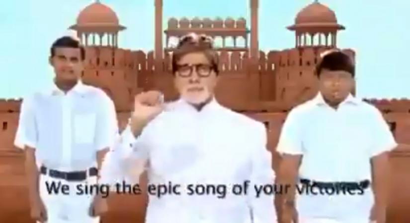 On the occasion of India's 71st Republic Day on Sunday, cine icon Amitabh Bachchan said he was honoured to get an opporunity to sing the national anthem along with hearing-impaired children. Big B took to Twitter on Sunday posting a video clip in which he can be seen singing "Jana Gana Mana" in sign language.
