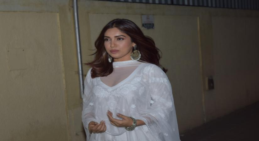 Mumbai: Actress Bhumi Pednekar seen at Juhu, in Mumbai on Dec 7, 2019. (Photo: IANS)