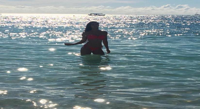 Budding Bollywood star Disha Patani has set Instagram on fire again with a fresh lot of bikini pictures. This time, the actress has shared a couple of stills from her upcoming flick "Malang".