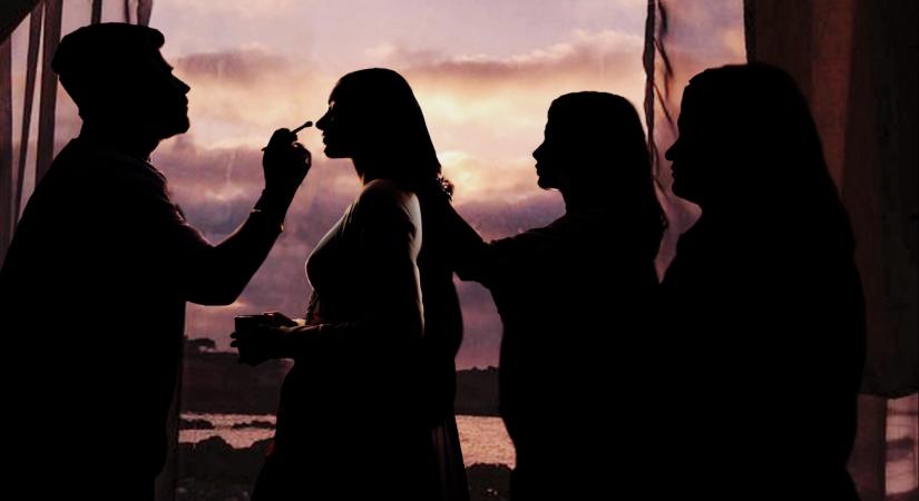 Miss World 2017 Manushi Chillar, who is making her Bollywood debut opposite actor Akshay Kumar in "Prithviraj", on Thursday revealed she is shooting for a song in the upcoming film. Manushi took to Twitter, where she shared a photograph of herself along with her hair and make-up crew. In the image, only the silhouettes can be seen.