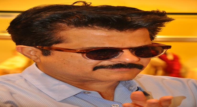 Bollywood actor Anil Kapoor at the launch of The Yogi by Barkha `n` Sonzal at Aza store in Juhu, Mumbai. (Photo: IANS)