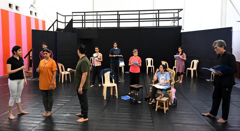 Rehearsal picture - The Mirror Crack'd