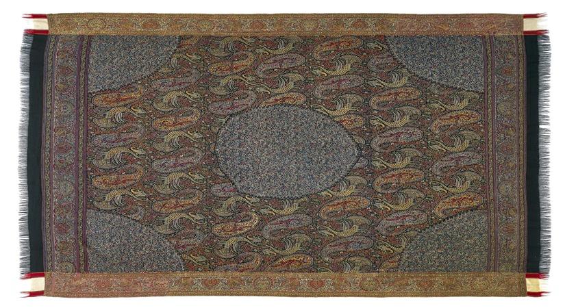 Moon and peacock Shawl