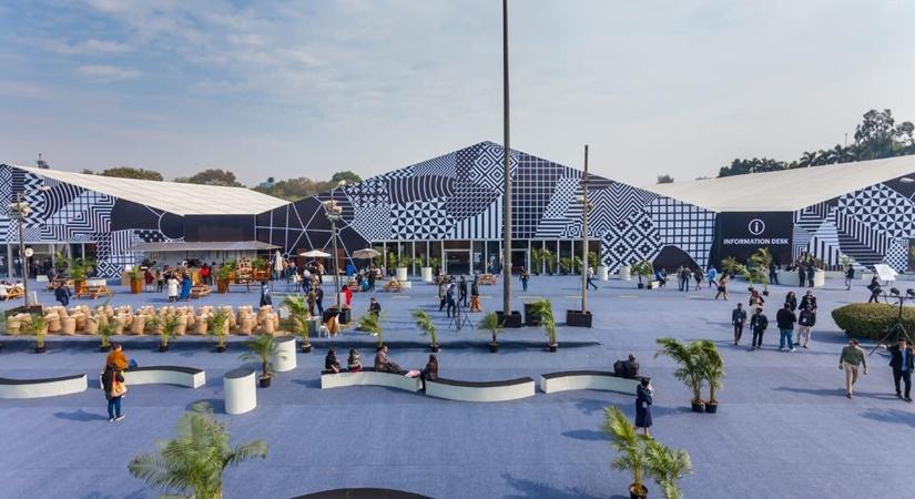 Works of art at the 11th India Art Fair 