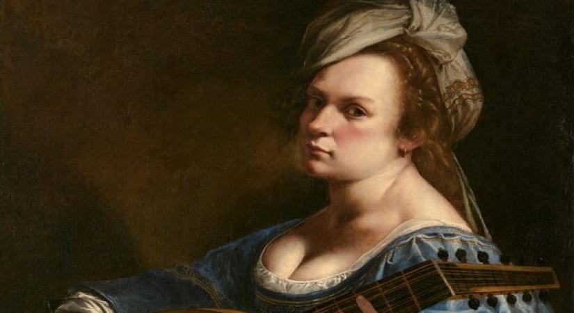 Part of Artemisia Gentileschi, 'Self Portrait as a Lute Player', about 1615-17. Wadsworth Atheneum Museum of Art, Hartford, Connecticut. Charles H. Schwartz Endowment Fund 2014.4.1 (c) Wadsworth Atheneum Museum of Art