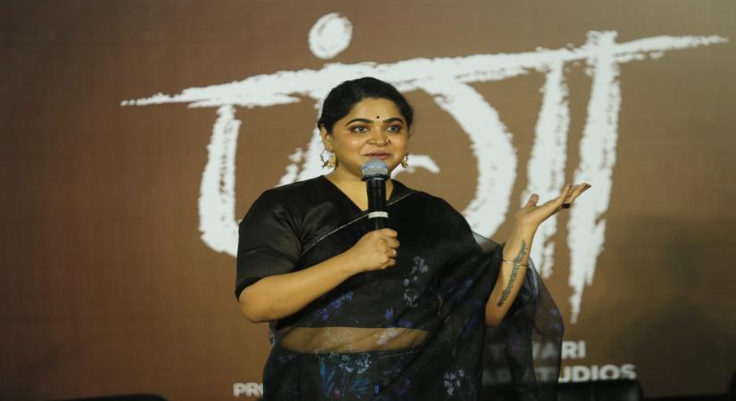 Mumbai: Director Ashwiny Iyer Tiwari addresses at the trailer launch of her upcoming film "Panga" in Mumbai on Dec 23, 2019. (Photo: IANS)