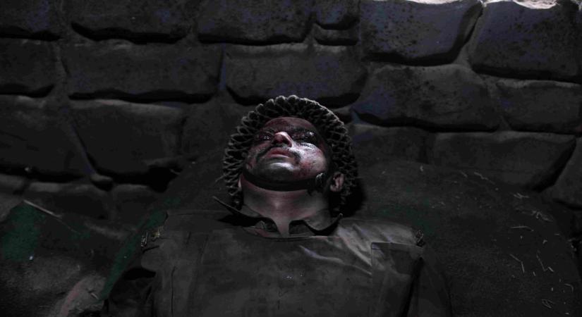 Lieutenant Vikram Singh played by actor Abhijeet Singh in stills from Indian anti-war movie titled "Bunker", which is aimed to narrate the stories of millions of soldiers, will hit the screens on January 17.